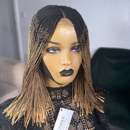 Short Micro Senegalese Twists - #1b/27 Ombre