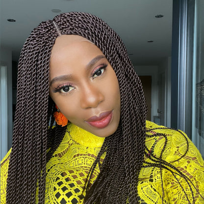 Senegalese Twists Braided Wig - Sandy - UniqueBraidedWigs