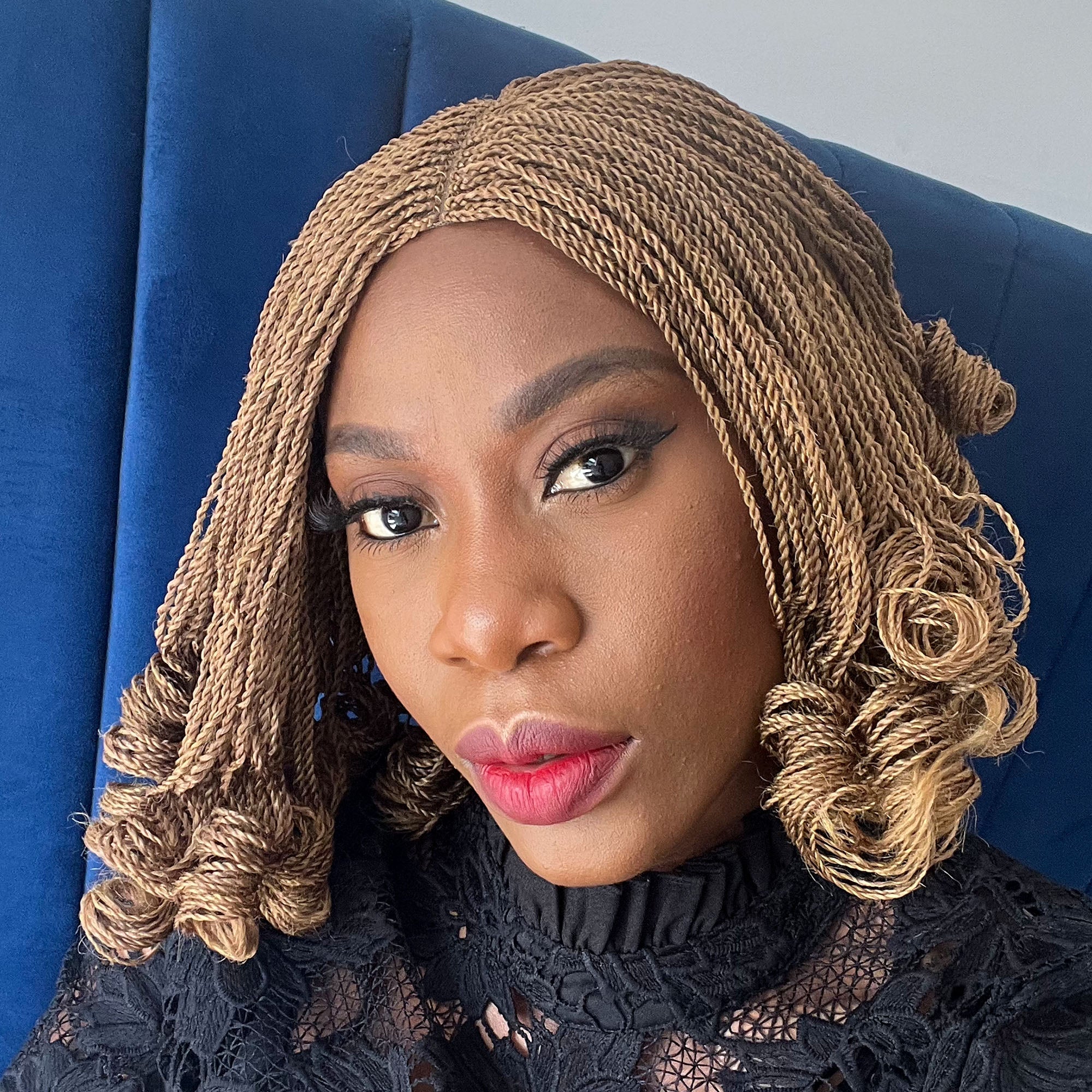 Kinky Twists with Curls Wig - Color 27