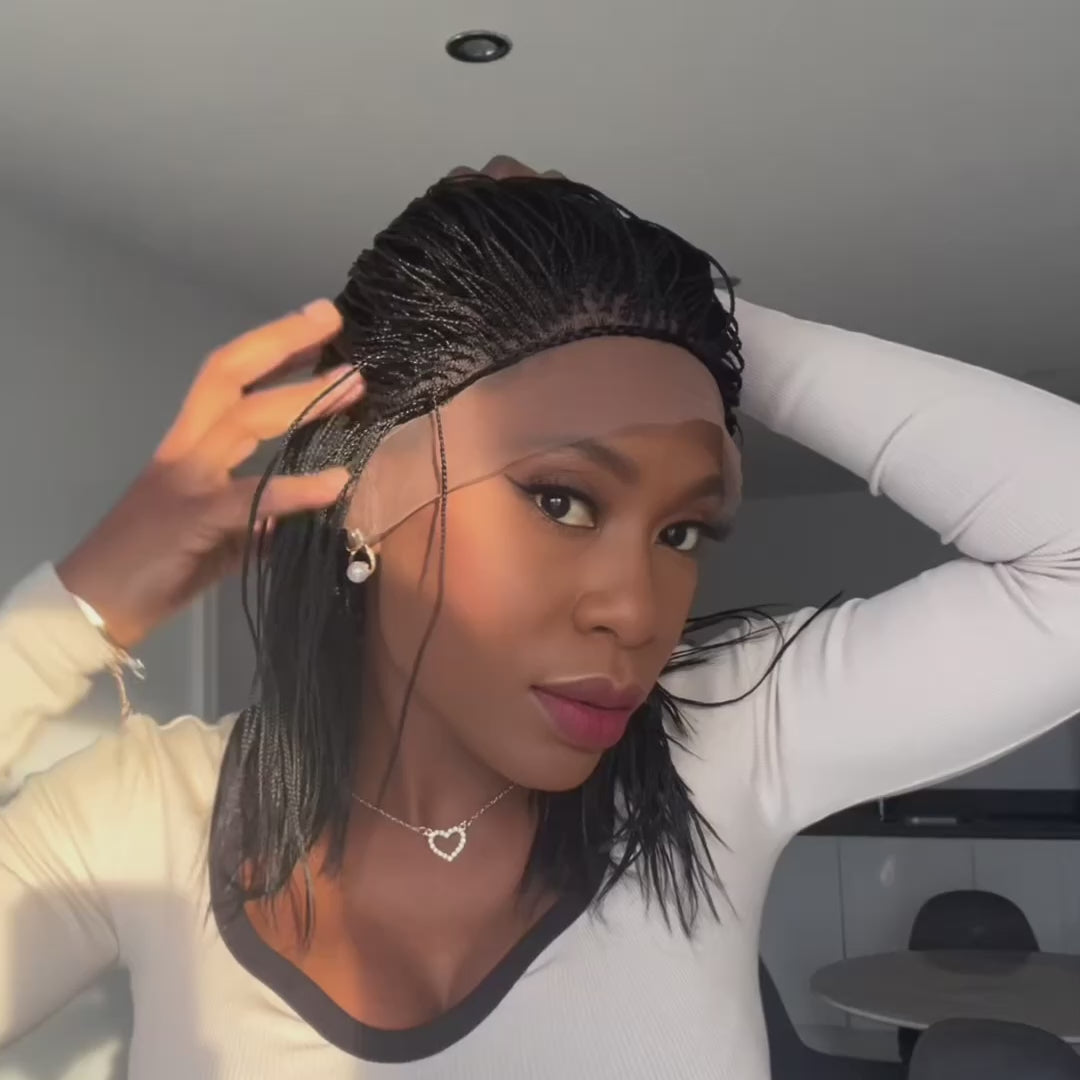 Full Lace Micro Box Braids Wig