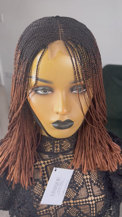 Short Micro Senegalese Twists - #1b/30 Ombre