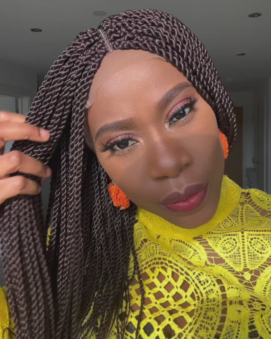 Senegalese Twists Braid Wig - Sandy