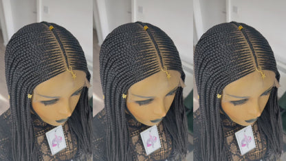 Cornrow Box Braids Wig - Sabrina