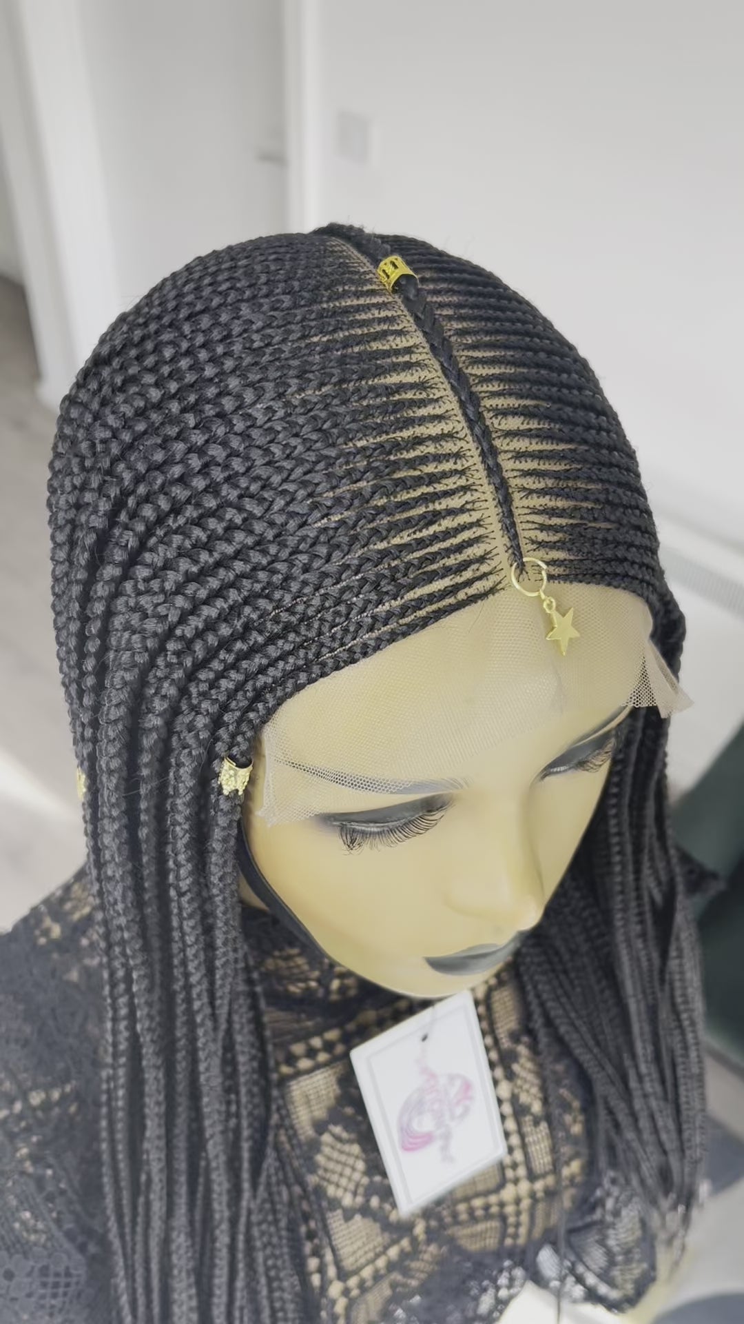 Cornrow Box Braids Wig - Sabrina