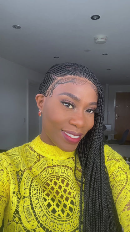 Lemonade Cornrow Braids Wig - Monica