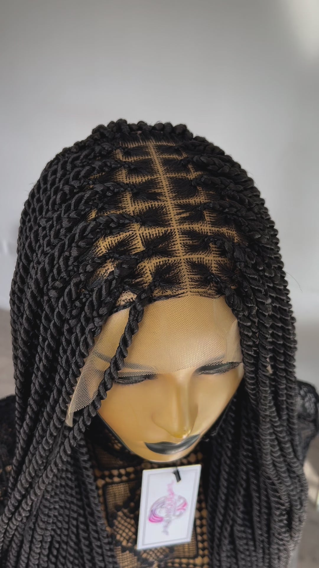 Lace Front Senegalese Twists Braided Wig- Lizze