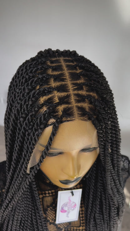 Perruque tressée Twists sénégalais - Debra