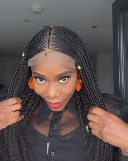 Cornrow Box Braids Wig - Sabrina