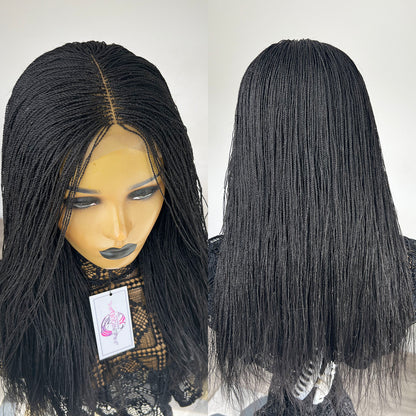 Unique Micro Needle Senegalese Twists Wig - #1b (20 inches) - UniqueBraidedWigs