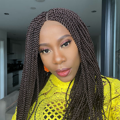 Senegalese Twists Braided Wig - Sandy