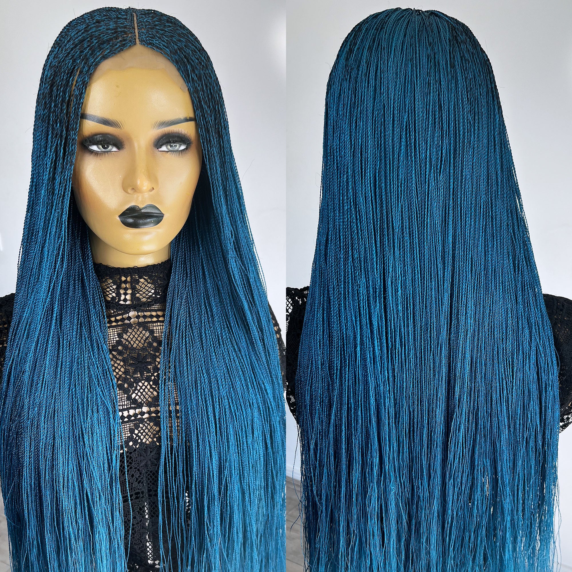 Unique Micro Needle Senegalese Twists Braid Wig - Twilight