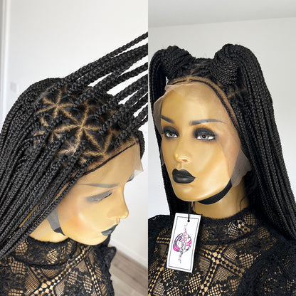 Triangle Cut Knotless Braided Wig - Daisy