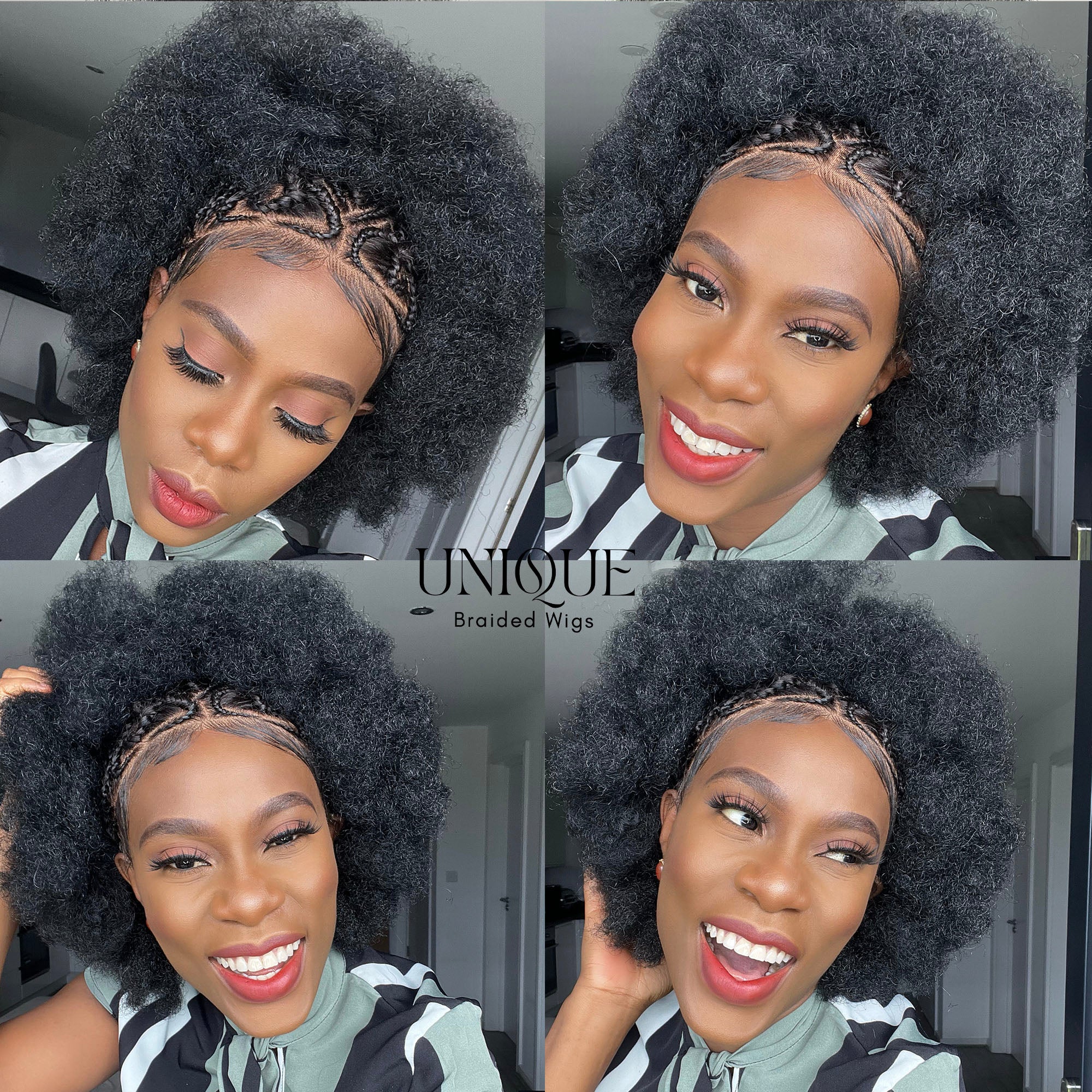 Tribal Afro Braid Wig - Mia