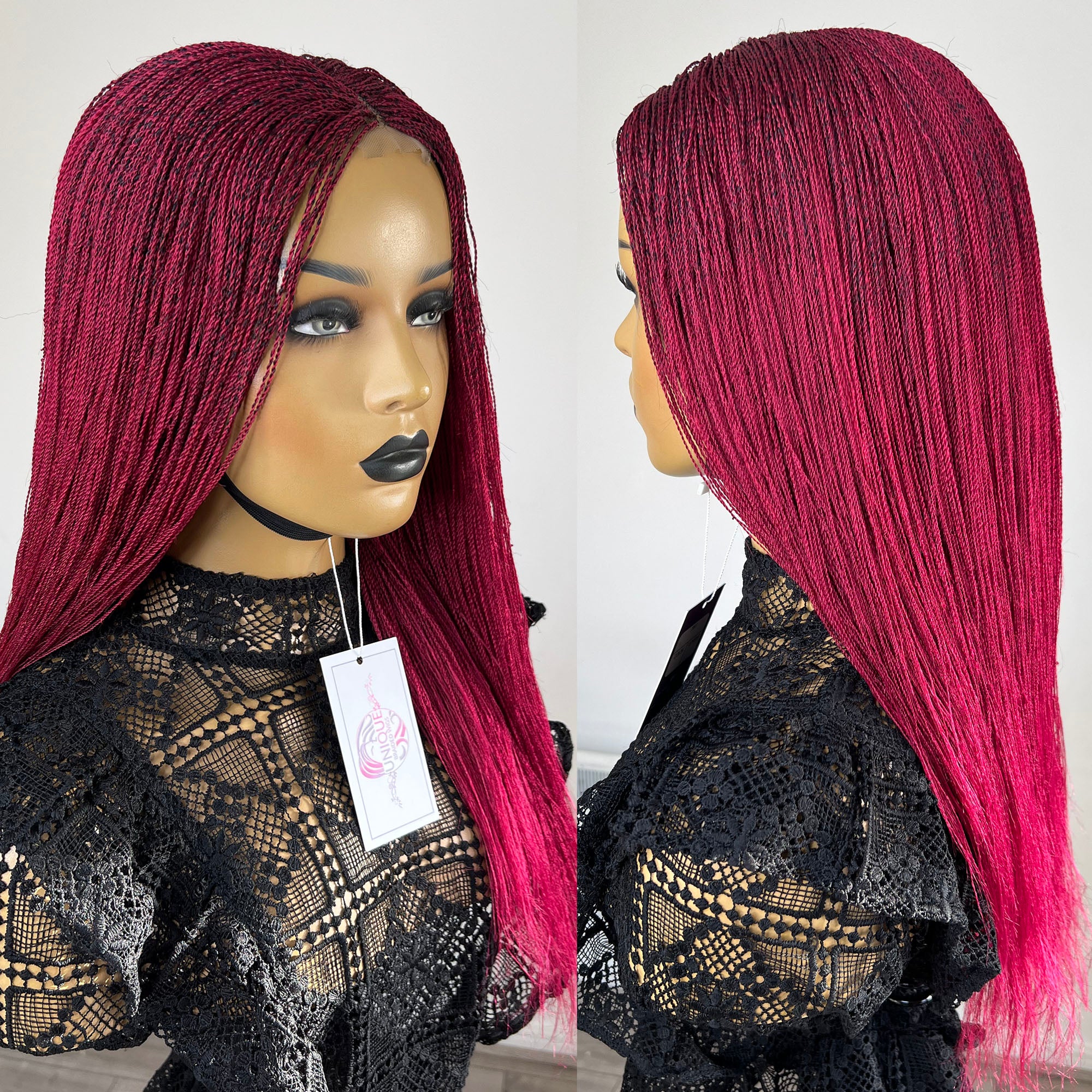 Micro Needle Senegalese Twists Wig - Stef - UniqueBraidedWigs