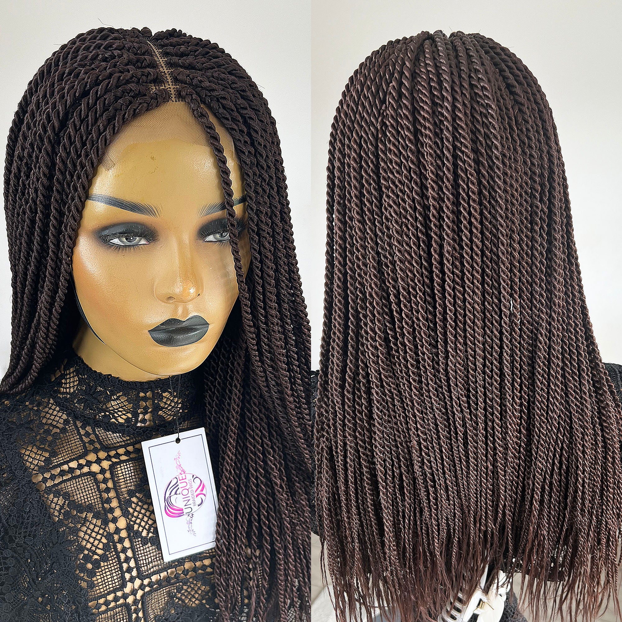 Senegalese Twists Braided Wig - Sandy