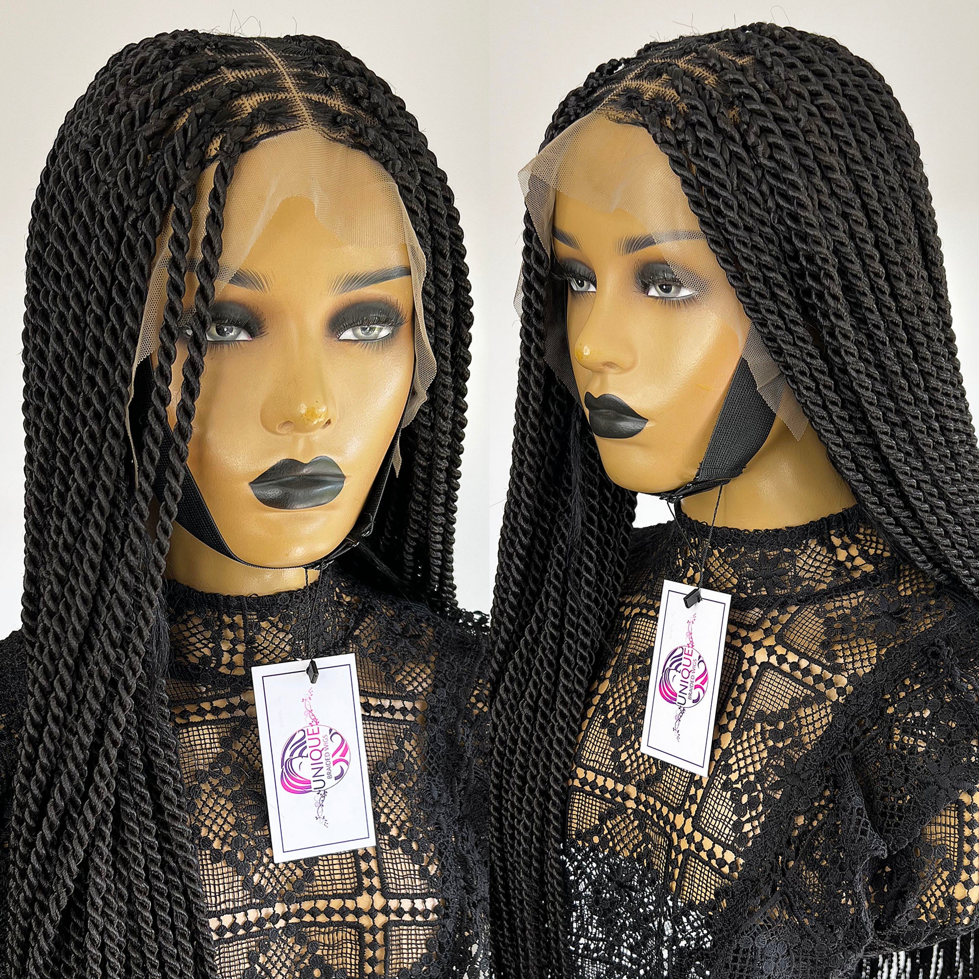 Lace Front Senegalese Twists Braided Wig- Lizze