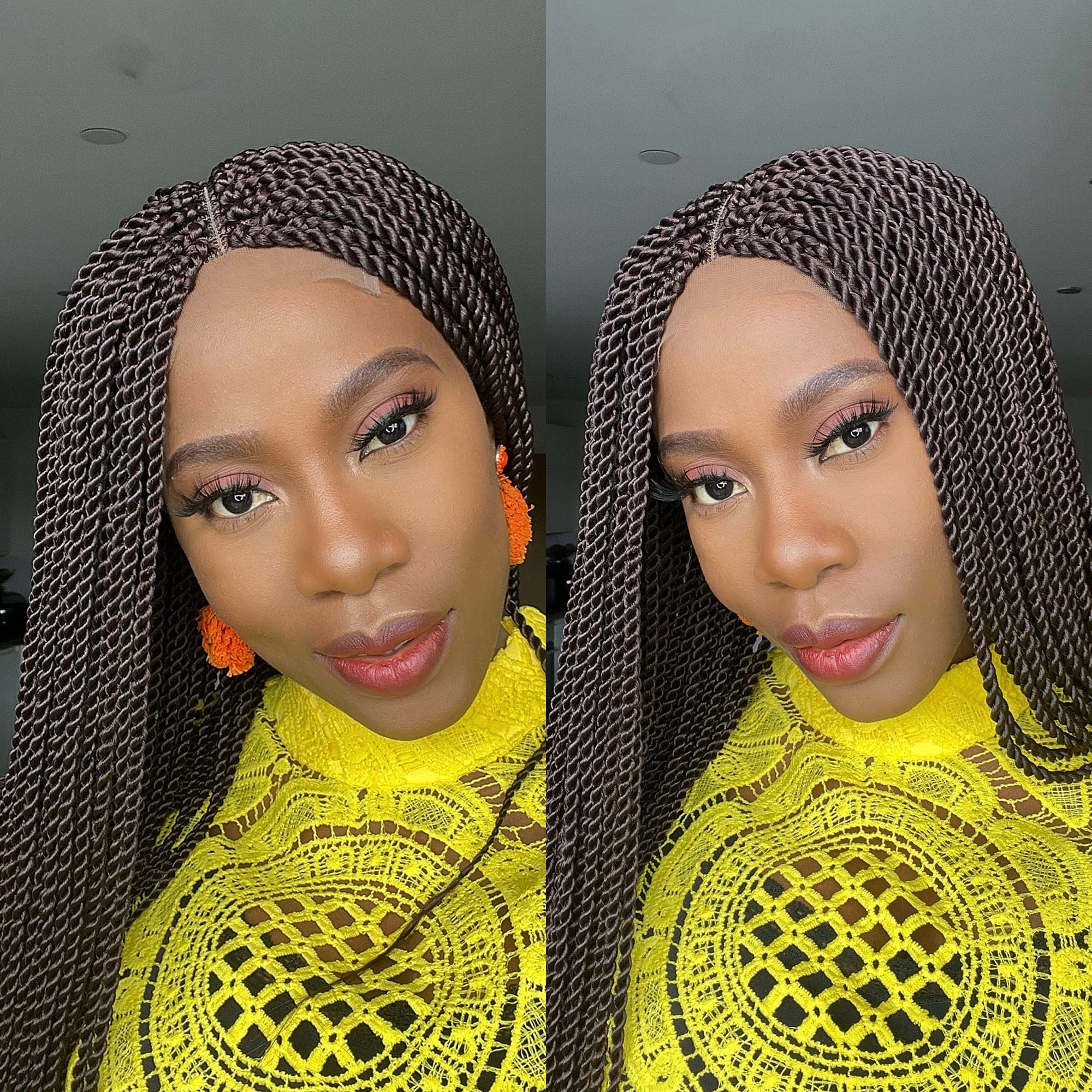 Senegalese Twists Braid Wig - Sandy