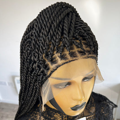 Lace Front Senegalese Twists Braided Wig- Lizze