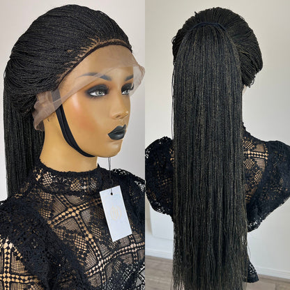 Full Lace Micro Needle Senegalese Twists - Lydia - UniqueBraidedWigs