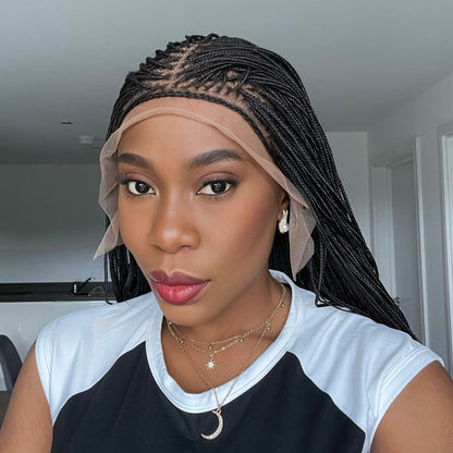 Micro Knotless Braided Wig - Tami - UniqueBraidedWigs