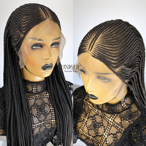 Lace Front Tribal Braids Wig - Tiffany