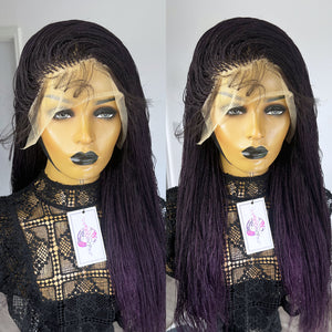 Lace Front Micro Senegalese Twists Braided Wig - Belle