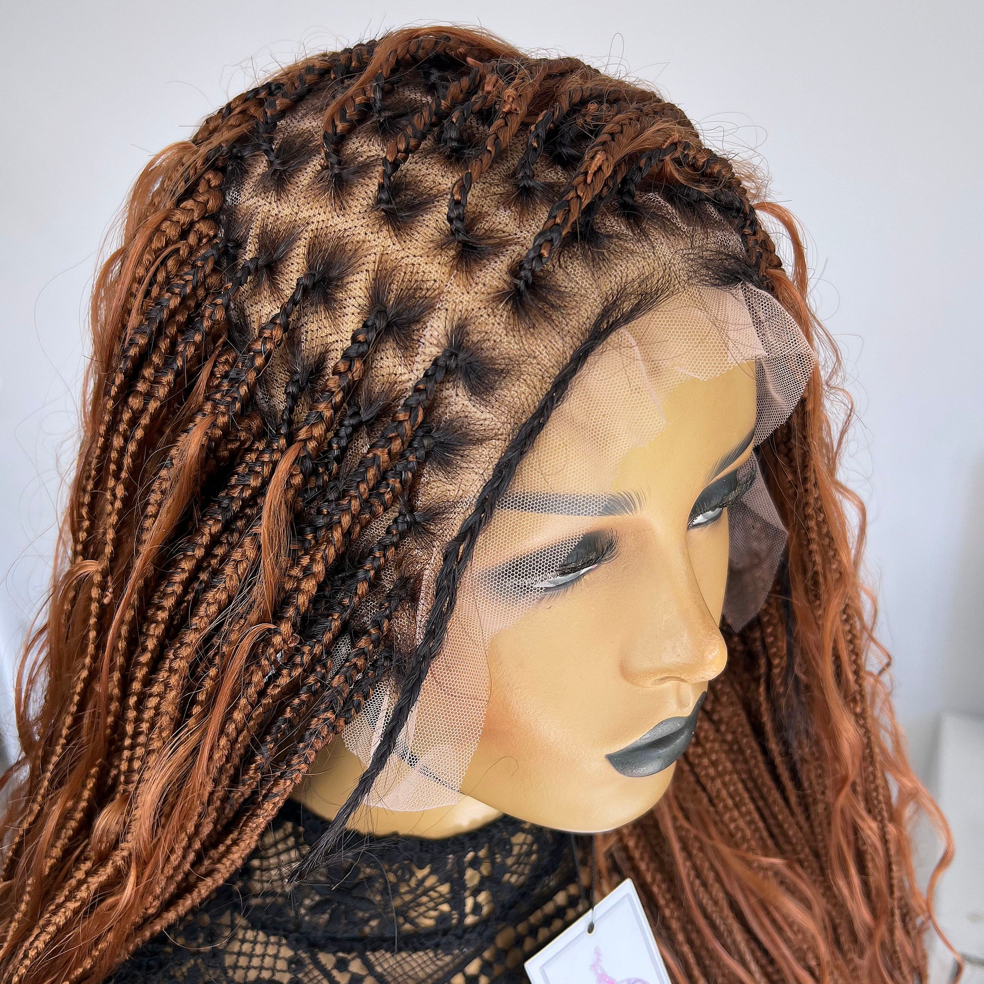 Bohemian Knotless Box Braids Wig - Sher