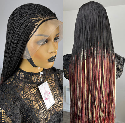 Ombre Needle Braid Wig - Nikki