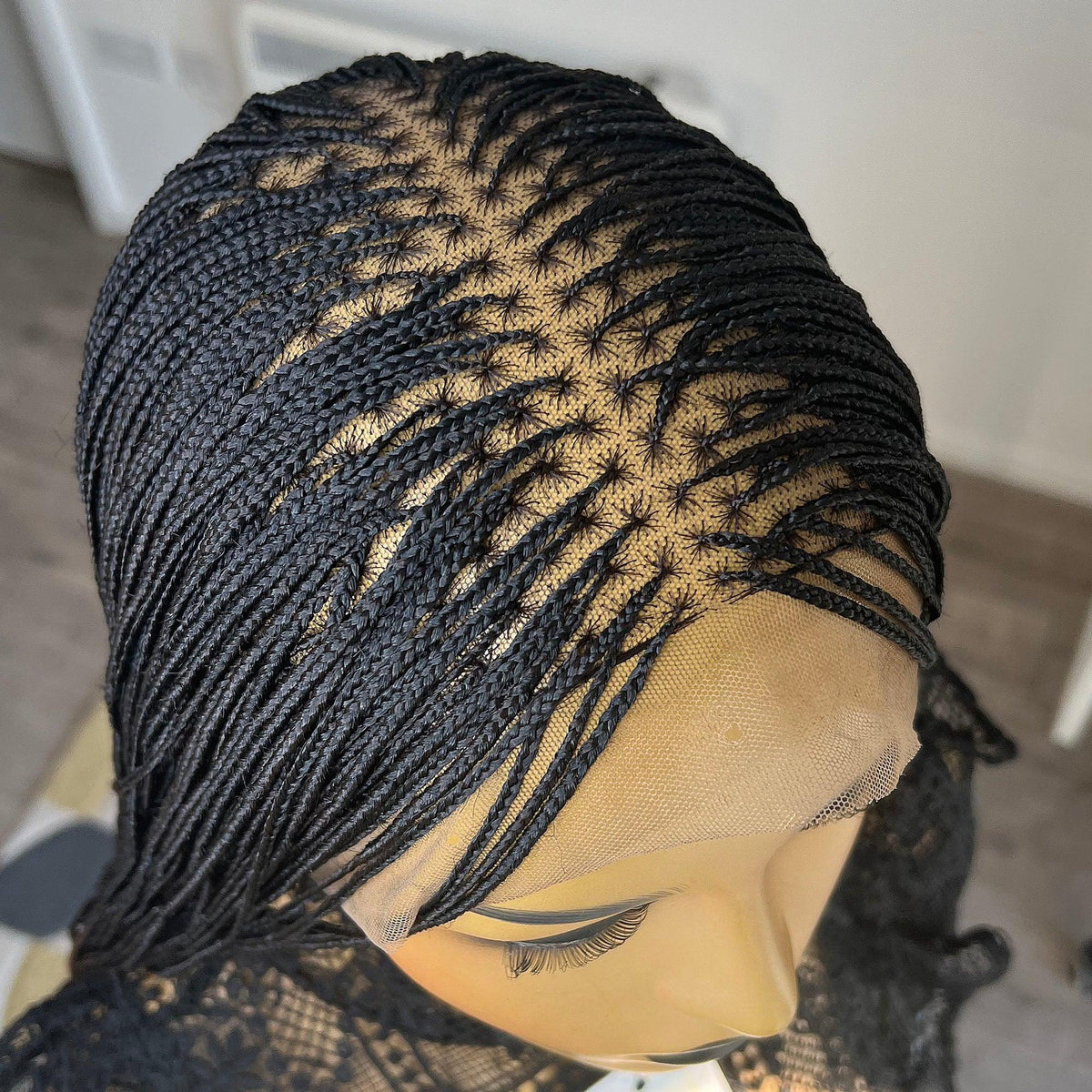 Full Lace Micro Knotless Braided Wig – UniqueBraidedWigs