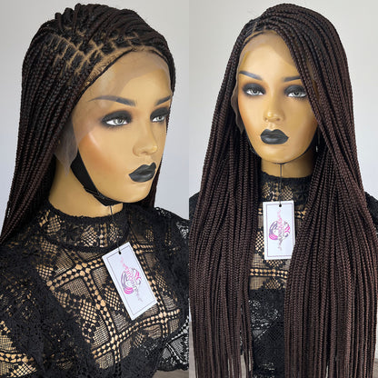 Unique Medium Knotless Braid Wig - #33