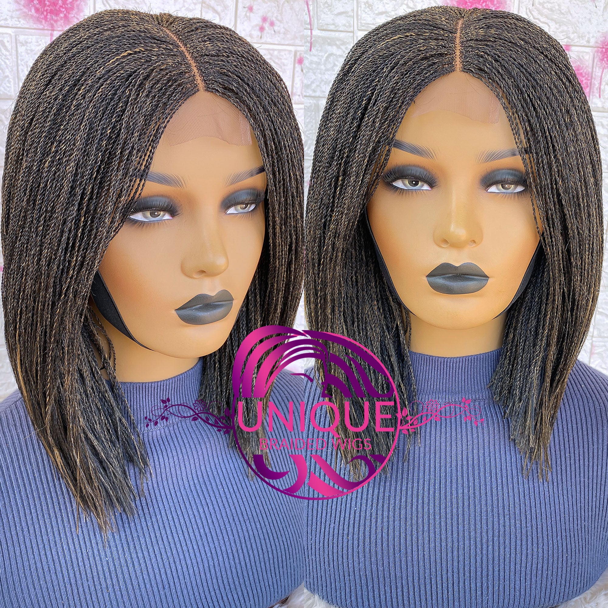 Micro Needle Senegalese Twists Wig - Queen - UniqueBraidedWigs