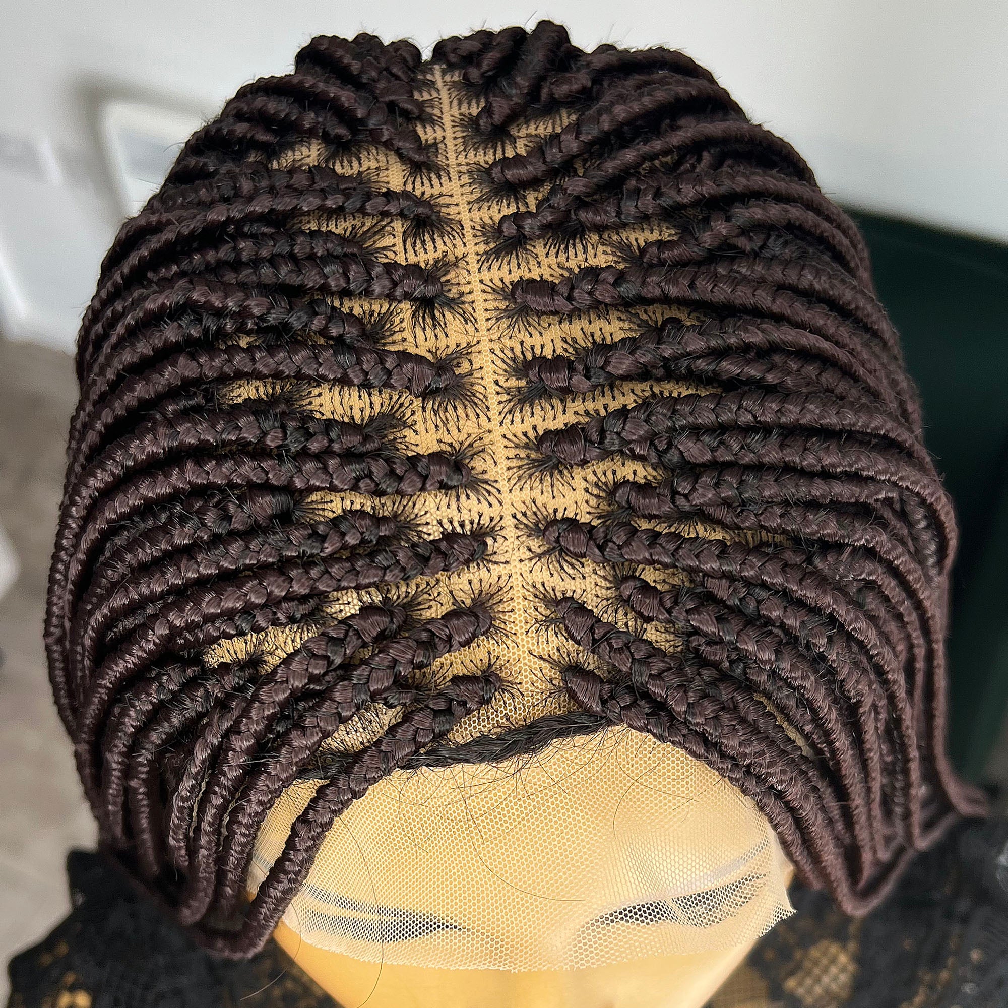 Full Lace Box Braided Wig - Temi - UniqueBraidedWigs