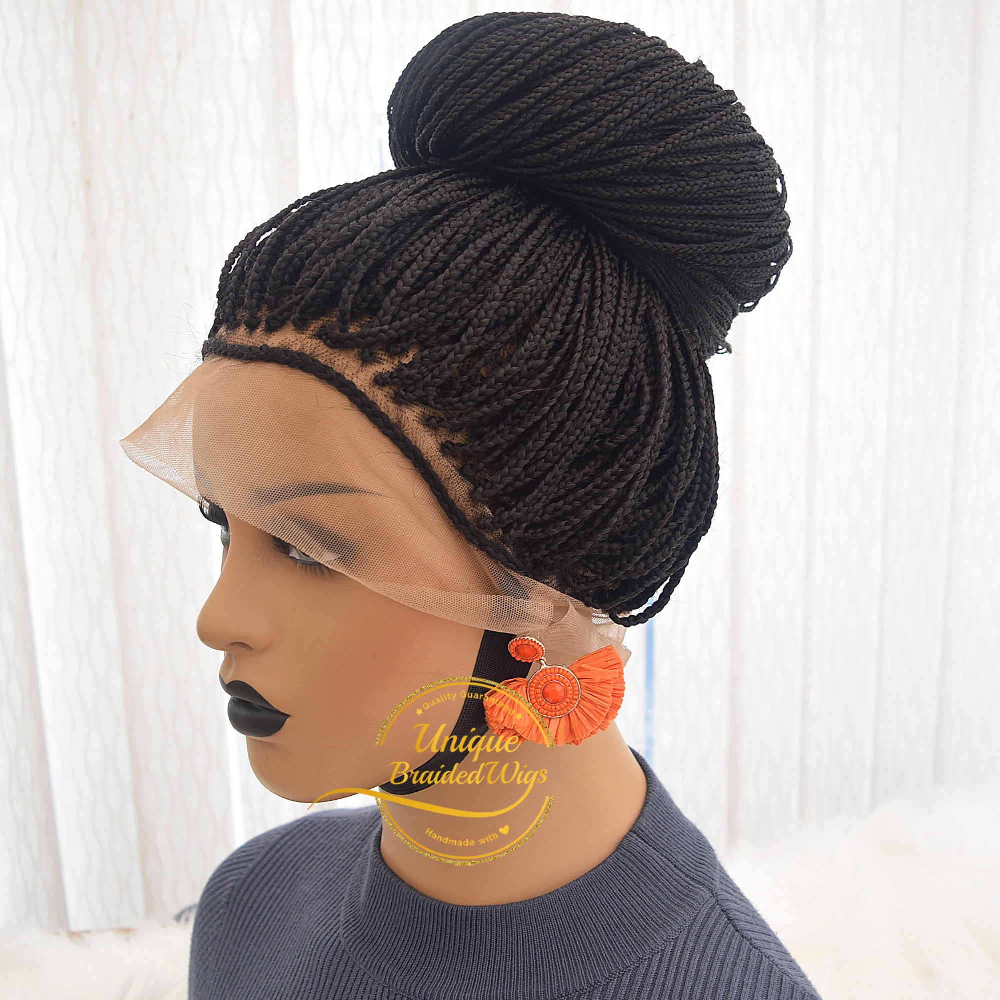 Perruque Full Lace Box Braids - Ébène