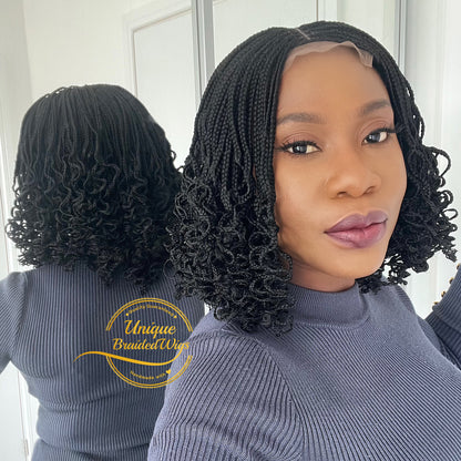 Knotless Box Braids with Curls - Maria