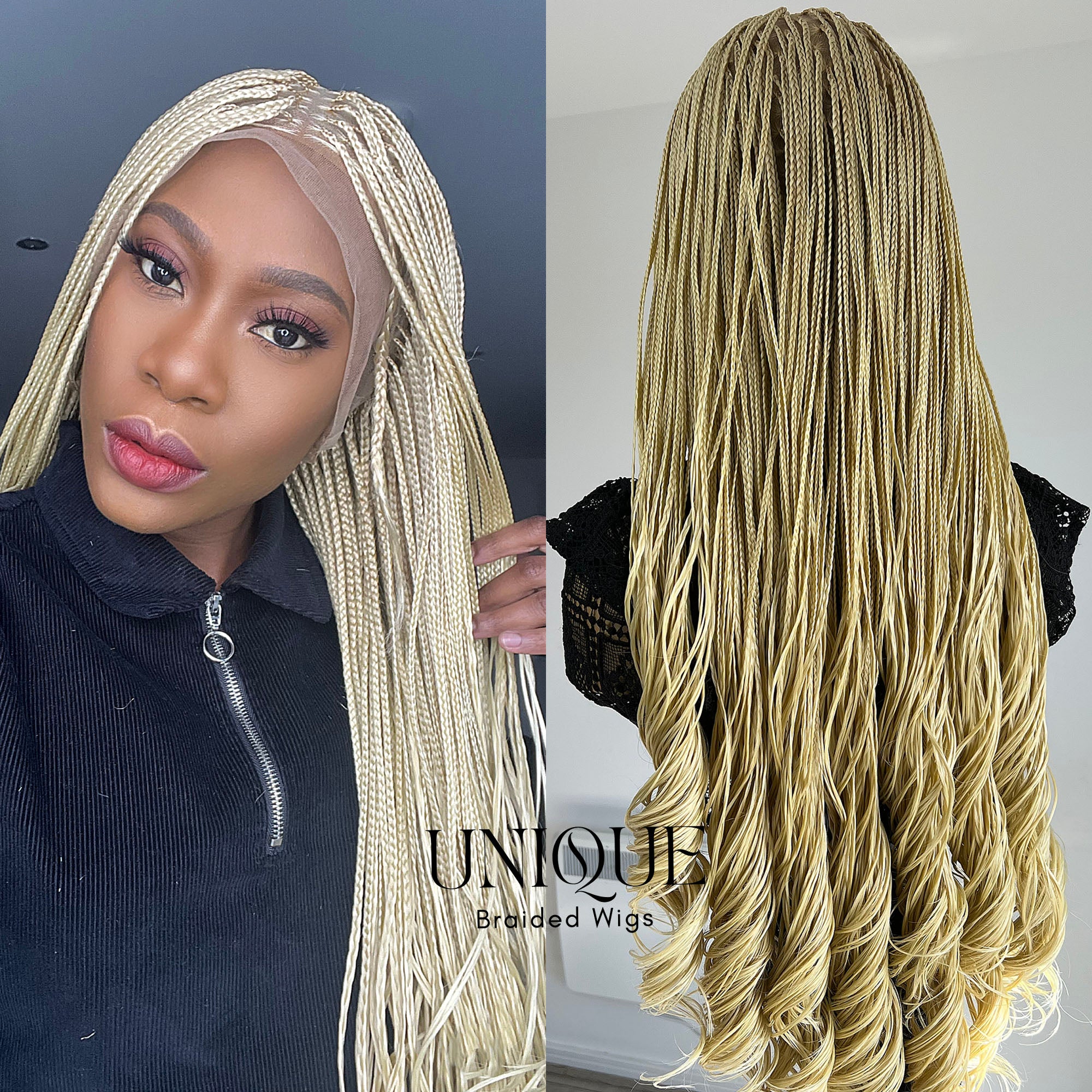 box braids with color