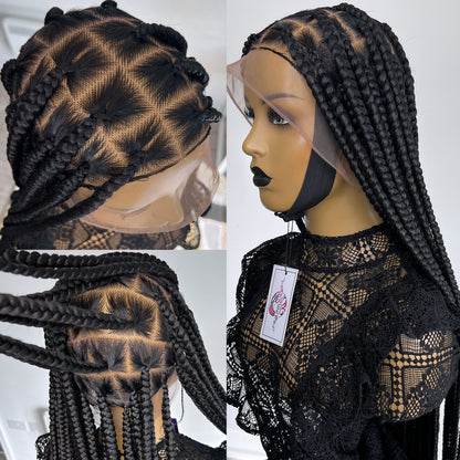 Knotless Full Lace Braided Wig - Missy