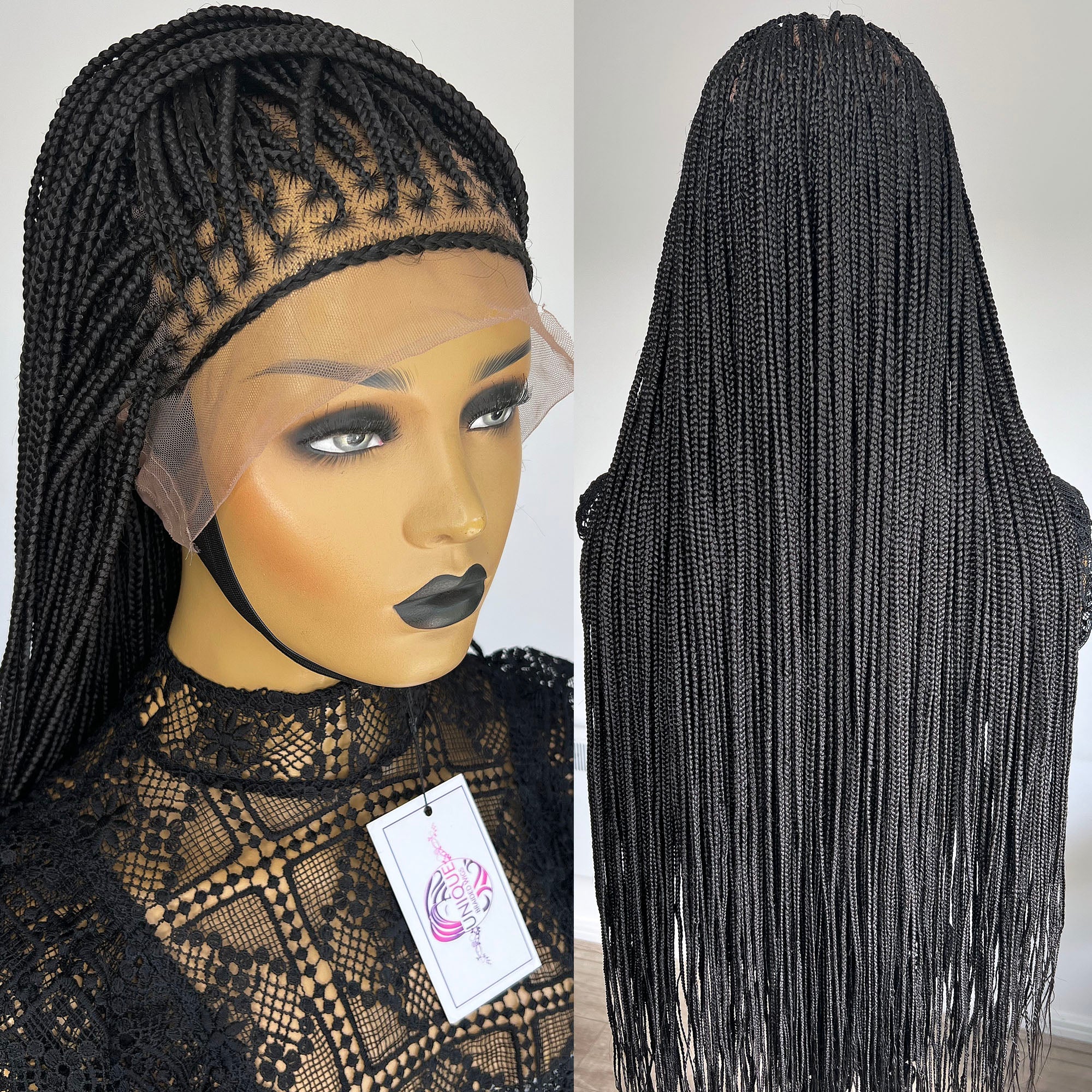 Knotless Box Braids Wig - Nadia - UniqueBraidedWigs