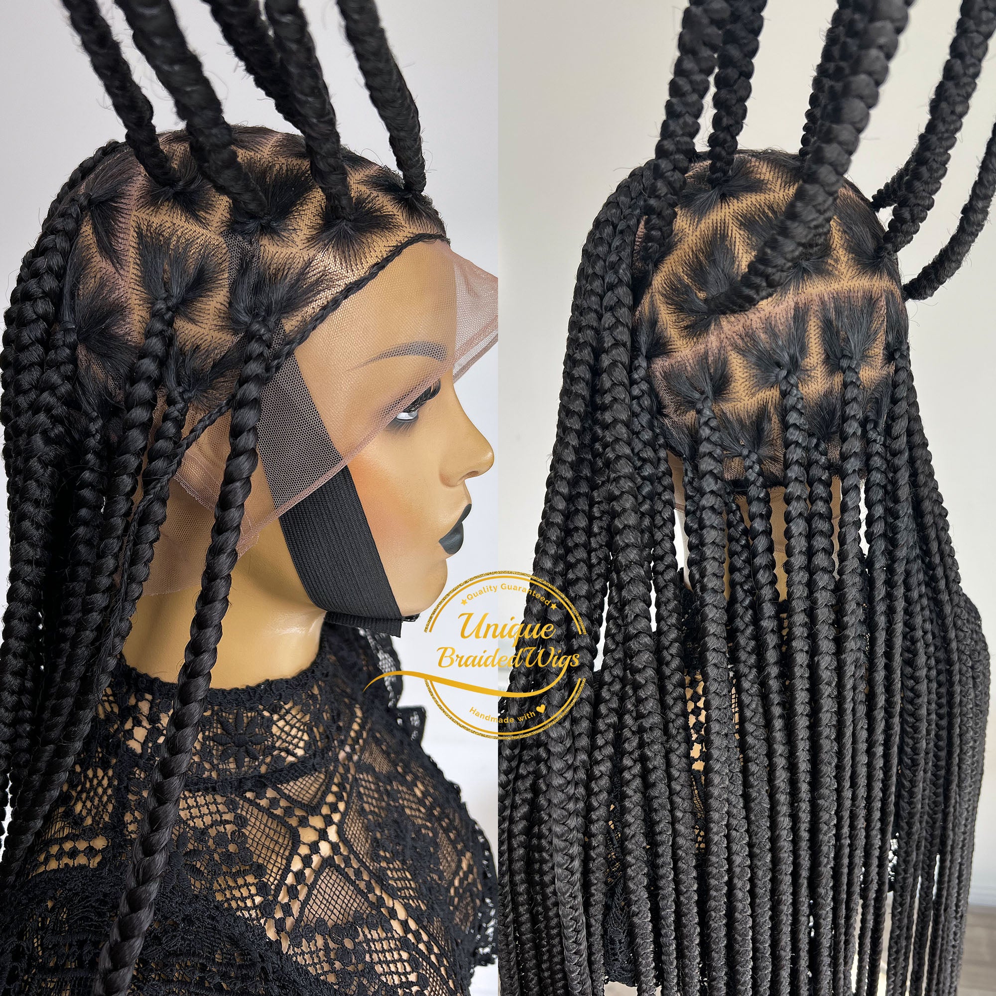 Knotless Full Lace Braided Wig - Missy