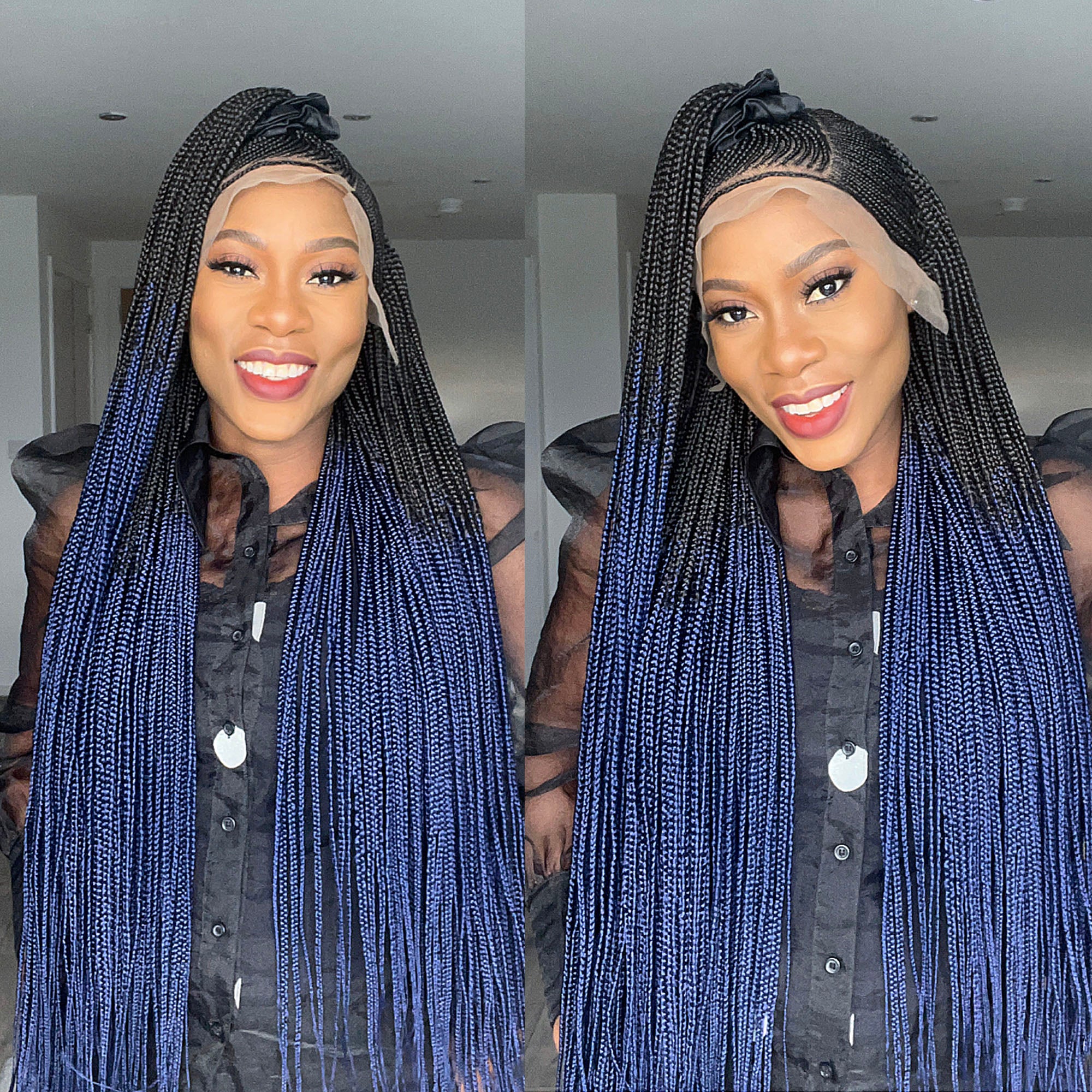 Ket Cornrow Box Braids - Ivoire