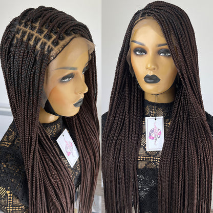 Unique Medium Knotless Braid Wig - #33