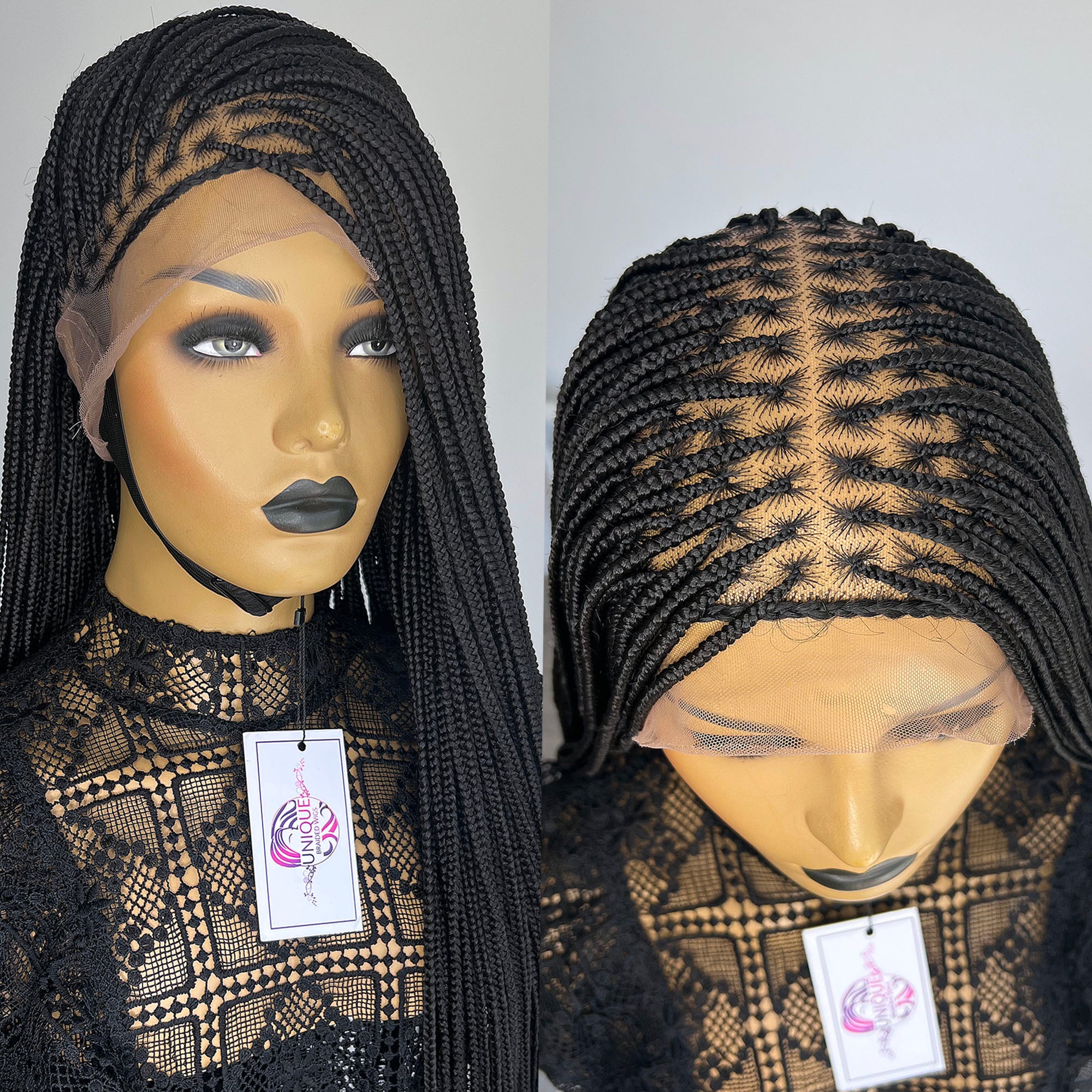 Knotless Box Braids Wig - Nadia - UniqueBraidedWigs