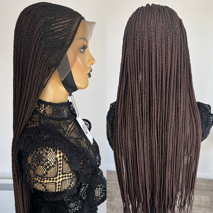 Lace Front Cornrow Braids Wig - Nedra