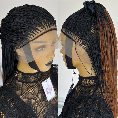 Micro Box Braided Wig - Becca - UniqueBraidedWigs