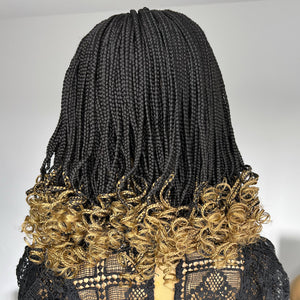 Ombre Tips Knotless Box Braid Wig - Jess