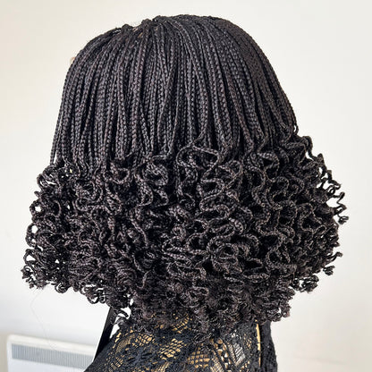 Knotless Box Braids with Curls - Maria