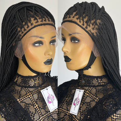 Perruque Box Braids sans nœuds - Nadia